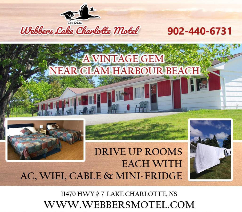 Webbers Lake Charlotte Motel Queen And Double Bed Екстер'єр фото